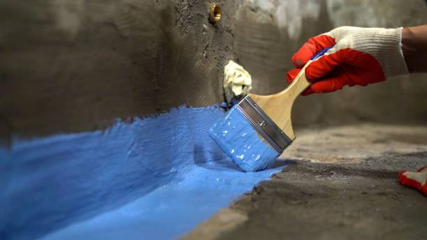 SJ Waterproofing Pros commercial waterproofing team near Hewlett, NY